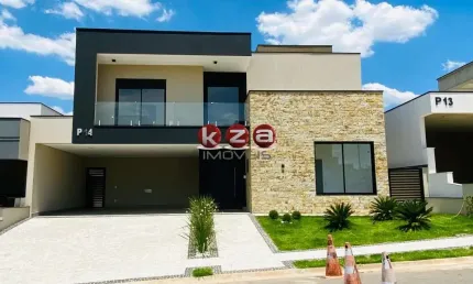 Casa de luxo em condomínio à venda em Valinhos-SP, Condomínio MontAlcino, 3 suítes, 2 salas, 4 banheiros, 2 vagas, 241m².