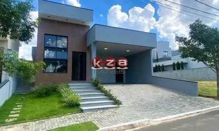 Casa de alto padrão em condomínio à venda em Valinhos-SP, bairro Pinheiro: 3 quartos, 3 suítes, 2 salas e 176,25 m² de área.