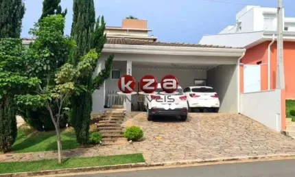 Casa de alto padrão no Condomínio Portal do Jequitibá em Valinhos-SP: 3 quartos, 3 suítes, 2 salas, 5 banheiros, 2 vagas, 169m².