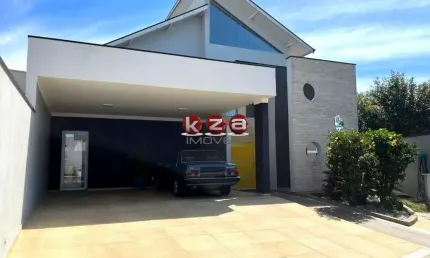 Casa de alto padrão à venda em condomínio exclusivo de valinhos-sp, no loteamento residencial santa gertrudes: 3 quartos, 1 suíte, 2 salas, 3 banheiros, 2 vagas de garagem, 287,60 m².