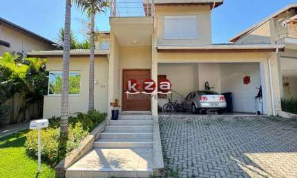 Casa de luxo em condomínio à venda em Valinhos-SP  3 quartos, 3 suítes, 3 salas e 296m² de área  Imperdível no Jardim Soleil!