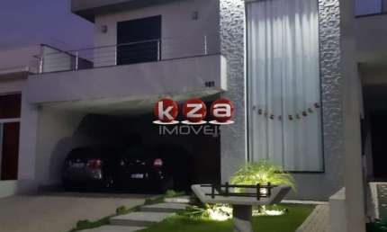 Casa de alto padrão em condomínio: 3 quartos, 3 suítes, 2 salas, 5 banheiros, 4 vagas, 200m² - Residencial Real Parque, Sumaré-SP.