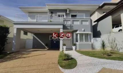 Casa de Luxo em Condomínio: 4 Quartos, 4 Suítes, 3 Salas, 5 Banheiros, 2 Vagas de Garagem, 300m² em Valinhos-SP, Jardim Recanto.