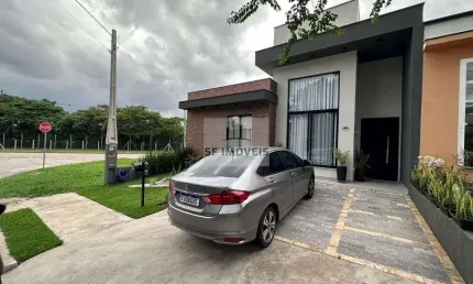 Lindíssima casa térrea, com piscina, à venda no Terras de São Francisco