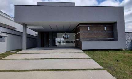 Belíssima casa térrea, à venda no Alphaville Nova Esplanada 1, 268m², 3 suítes