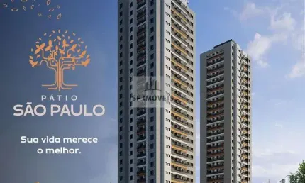Belíssimo apartamento de 65,7m², 2 dormitórios, 1suíte, edifício Pátio São Paulo