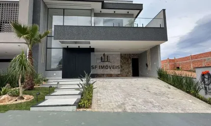 Excelente sobrado de 231m², 3 suítes, à venda no Residencial SunLake