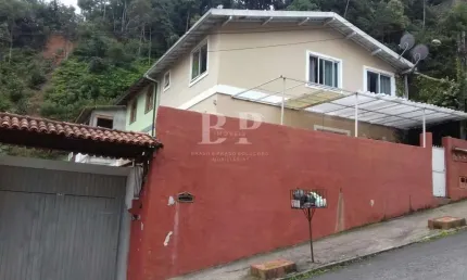 Casa em condomínio para venda em teresópolis, bairro dos artistas, 4 dormitórios, 2 banheiros, 1 vaga