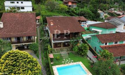 Casa em Condomínio para Venda em Teresópolis, Carlos Guinle, 4 dormitórios, 3 suítes, 6 banheiros, 4 vagas