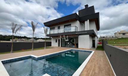 Casa em condomínio fechado com 3 quartos à venda na Rua Comendador Orlando Ceccon, 1111, Butiatumirim, Colombo por R$ 3.090.000