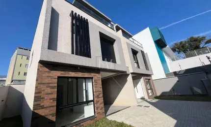 Casa em condomínio fechado com 3 quartos à venda na rua josé wosch sobrinho, 42, tingui, curitiba por r$ 940.000