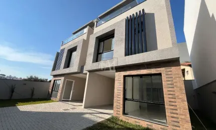 Casa em condomínio fechado com 3 quartos à venda na rua josé wosch sobrinho, 42, tingui, curitiba por r$ 940.000