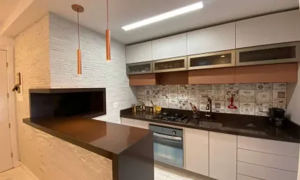 Apartamento à venda com 1 Dormitório churrasqueira garden