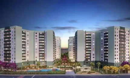 Apartamento para venda - 60.6m², 2 dormitórios, sendo 1 suites, 1 vaga - marechal rondon
