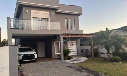 Casa Condominio para Venda - 330m², 3 dormitórios, sendo 3 suites, 2 vagas - Querência