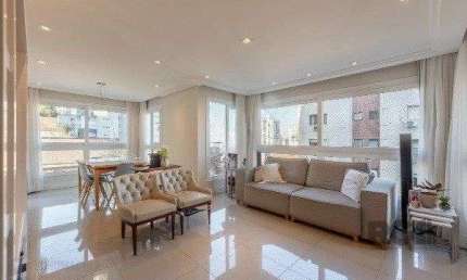 Vende-se amplo apartamento 3 dorm c/ suíte, 3 vagas, churrasqueira, lareira - 113m² - Bela Vista