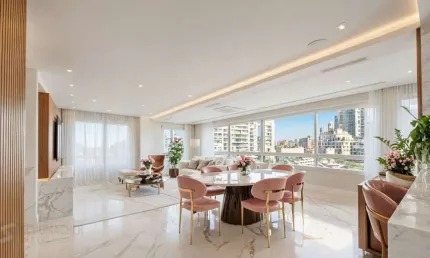 Apartamento alto padrão mobiliado com 3 suítes e 140 m² na Bela Vista