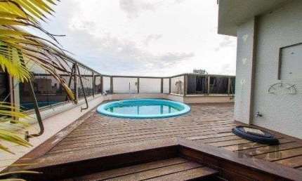 Vende-se ampla cobertura com 2 quartos transformados em 1 ampla suíte martes com closet, piscina, vista panoramica - 175m² - Auxiliadora