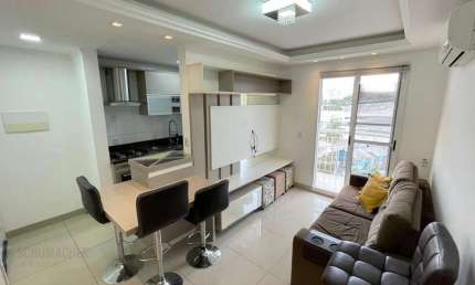 Apartamento mobiliado 2 quartos com suíte e lazer completo para morar já