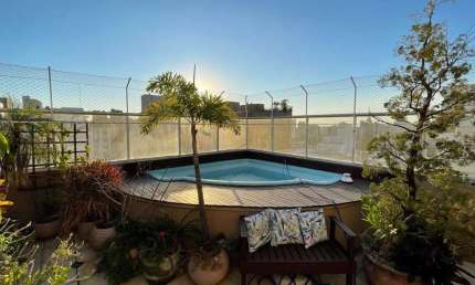 Cobertura duplex com piscina privativa, lareira e vista exclusiva