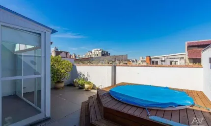 Cobertura 1 dorm à venda Rua Vicente da Fontoura, Santana - Porto Alegre