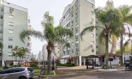Apartamento no cristal de 2 dormitórios vaga e infra