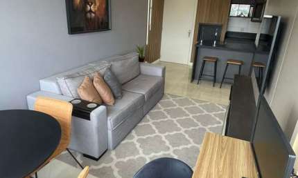 Apartamento de 1 Dormitório 43,21 m², garagem, 100% mobiliado