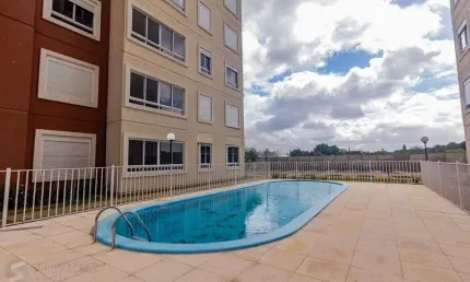 Apartamento novo com 2 dorm com churrasqueira no parque santa fe
