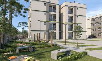 Apartamento com 2 quartos à venda na Rua Clóvis Bevilaqua, 636, Vargem Grande, Pinhais