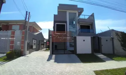 Sobrado para venda em curitiba, xaxim, 3 dormitórios, 1 suíte, 3 banheiros, 3 vagas