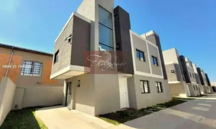 Sobrado para venda em curitiba, uberaba, 3 dormitórios, 1 suíte, 3 banheiros, 2 vagas