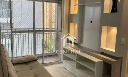 Apartamento com 2 dormitórios para alugar, 46 m² por R$ 2.757,10/mês - Ponte Grande - Guarulhos/SP