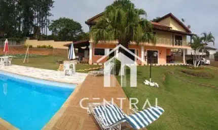 Belíssima chácara com 6 dormitórios à venda, 2000 m² -  atibaia/sp