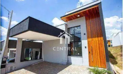 Casa com 3 dormitórios à venda, 117 m² por R$ 640.000,00 - Caguaçu - Sorocaba/SP