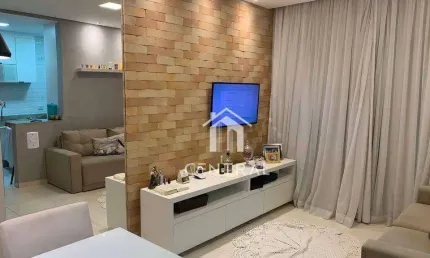 Apartamento com 2 dormitórios com moveis planejados à venda, 54 m² por r$ 220.000 - éden - sorocaba/sp