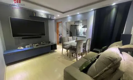 Apartamento com 2 dormitórios à venda, 48 m² por r$ 320.000,00 - jardim são carlos - sorocaba/sp