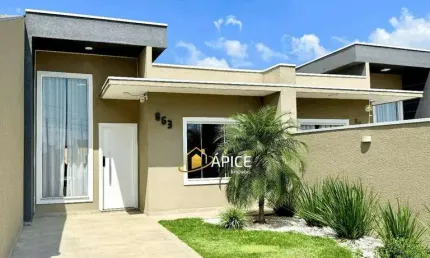 Casa com suíte e energia solar no bairro Iguaçu em Fazenda Rio Grande