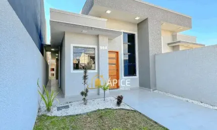 Casa com suíte e espaço gourmet no bairro Santa Terezinha, Fazenda Rio Grande