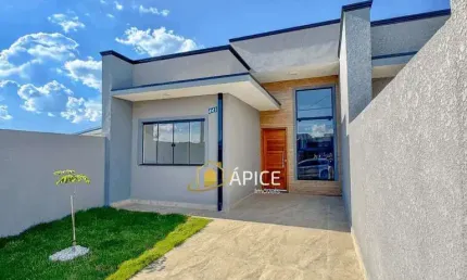 Casa nova no bairro Nações com suíte e espaço gourmet à venda!