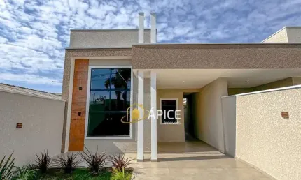 Casa com suíte e 2 vagas no bairro Nações, Fazenda Rio Grande