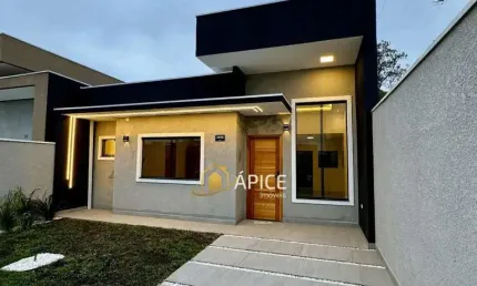 Casa com suíte e churrasqueira no bairro eucaliptos, fazenda rio grande