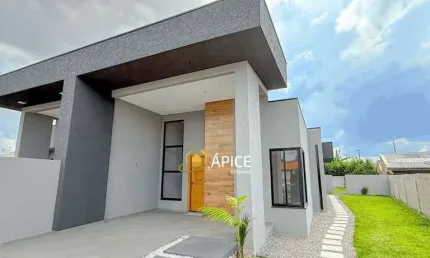 Casa com suíte e 2 vagas no bairro Eucaliptos, Fazenda Rio Grande