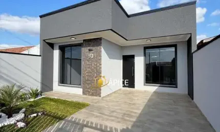 Casa com 3 quartos e espaço gourmet no bairro santa terezinha, fazenda rio grand