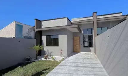 Casa com suíte e espaço gourmet no bairro eucaliptos, fazenda rio grande