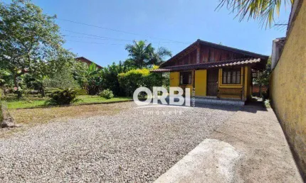 Amplo terreno com Casa com 1 dormitório à venda, 57 m² por R$ 595.000 - Figueira - Gaspar/SC