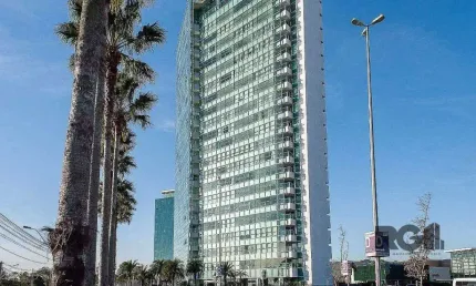 Flat com 1 quarto à venda na Avenida Diário de Notícias, 500, Cristal, Porto Alegre