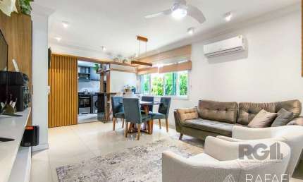 Na Rua Barão do Gravataí: Apartamento de 2 Dormitórios com Suíte e Churrasqueira, em estado de novo e LINDO, vaga de garagem.