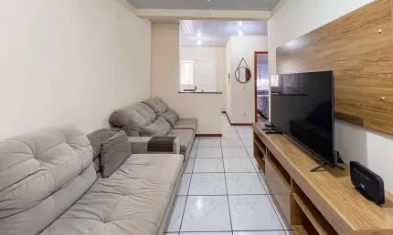 Casa em condomínio fechado com 2 quartos à venda na Rua Santa Eulália, 57, Olaria, Canoas