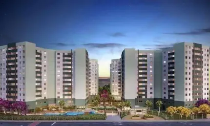 Apartamento para venda - 60.6m², 2 dormitórios, sendo 1 suites, 1 vaga - marechal rondon