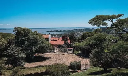 Casa bairro sétimo céu, 463m² privativos, vista privilegiada do rio guaíba em terreno de 1.423m².